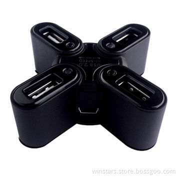 4-port USB 2.0 Star Hub, Supports Plug-and-play Function